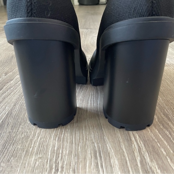 Tommy Jeans Heeled Sock Boot in Black Womens Size 9.5 - Picture 5 of 12